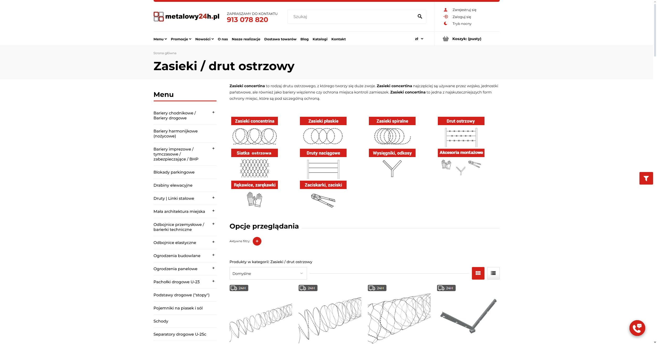 Zasieki z drutu ostrzowego - skuteczna forma ochrony terenów przemysłowych