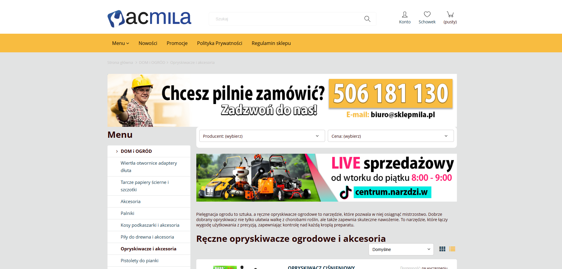 Ręczne opryskiwacze ogrodowe - niezbędne narzędzie w pielęgnacji roślin