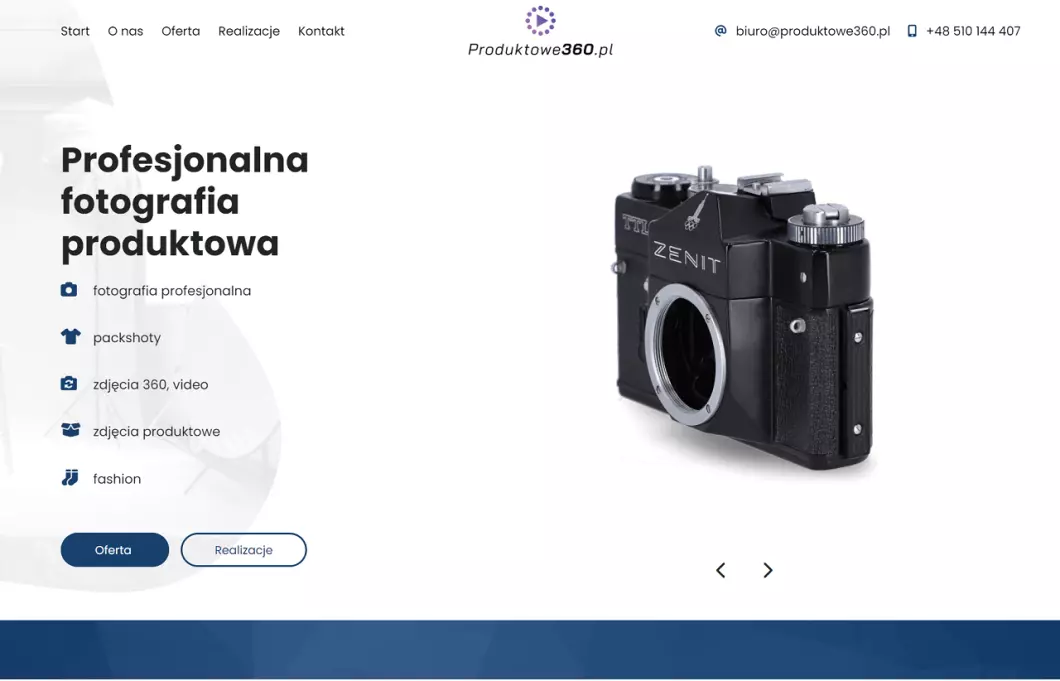 Produktowe 360 - Zdjęcia produktowe