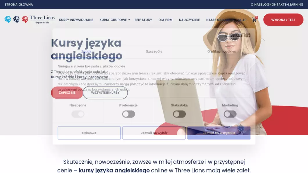 Szkoła języka angielskiego - kursy języka angielskiego online i stacjonarnie | Three Lions